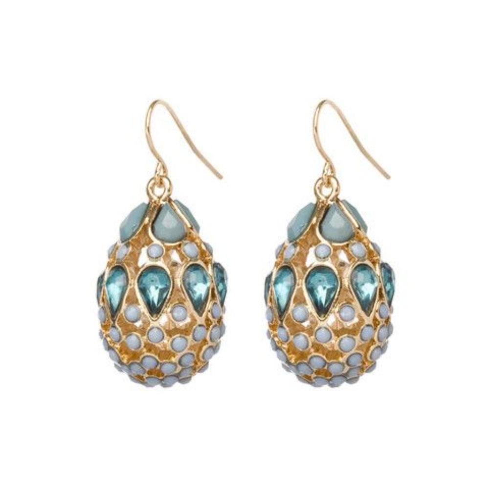 KTcollection NYC Blue Fabergé Egg Earrings

{NWOT}